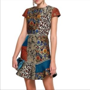 ALICE + OLIVIA Rapunzel brocade mini dress